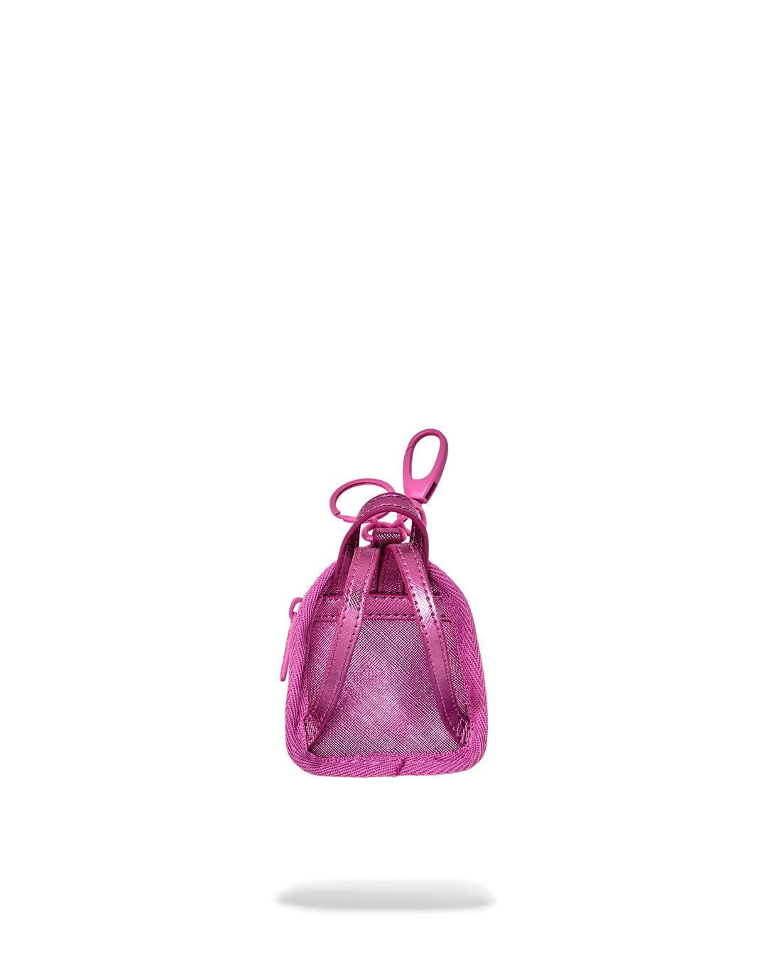 Sprayground Metallic Pink Metallic Drip Backpack Keychain