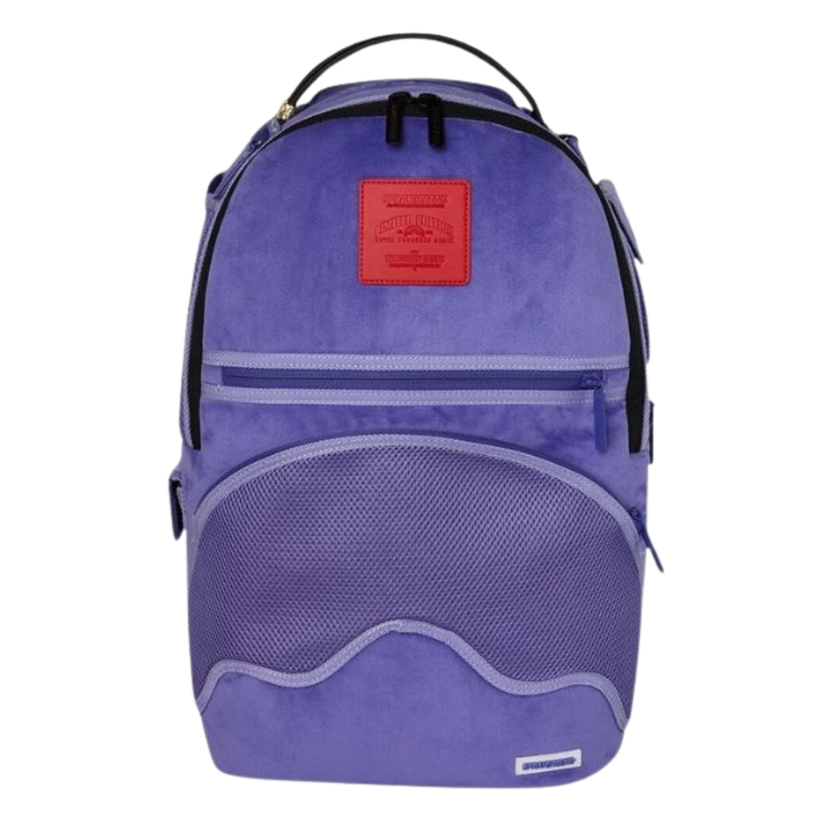 Sprayground New Reversible V2 Black Check Purple Backpack - OnSize