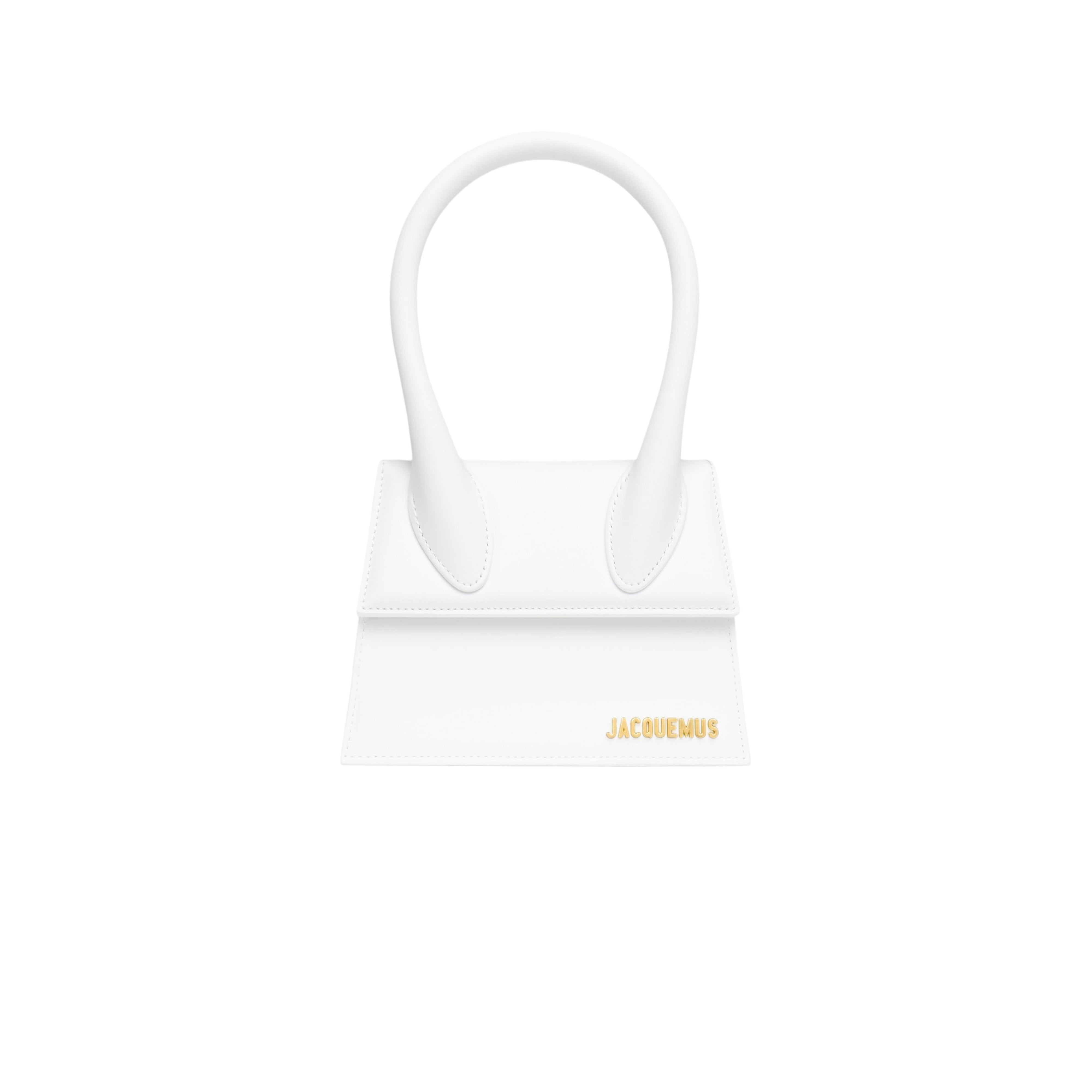 Jacquemus Le Chiquito Moyen Signature Handbag White