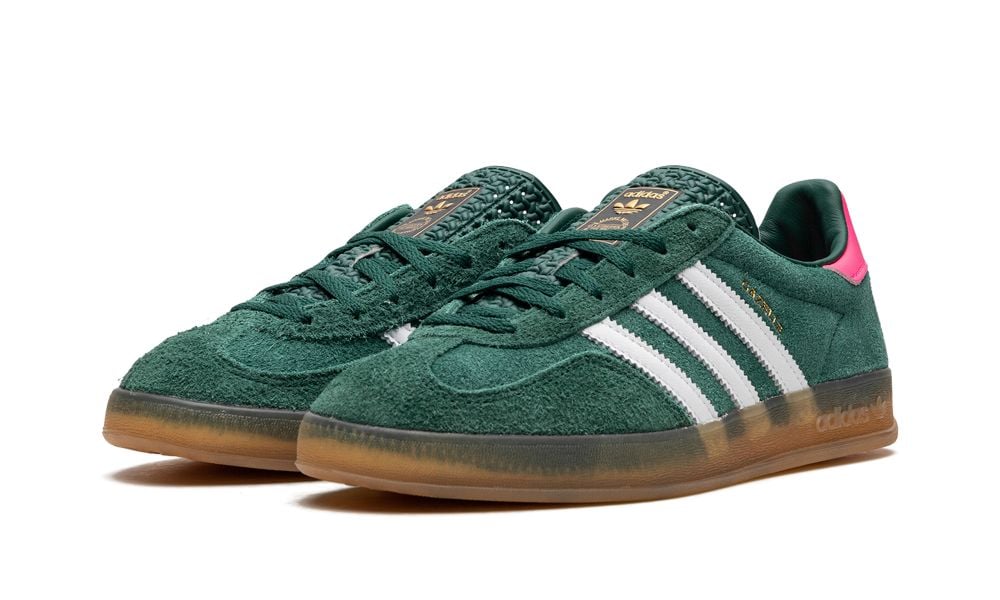 adidas Gazelle Indoor Collegiate Green Lucid Pink - OnSize