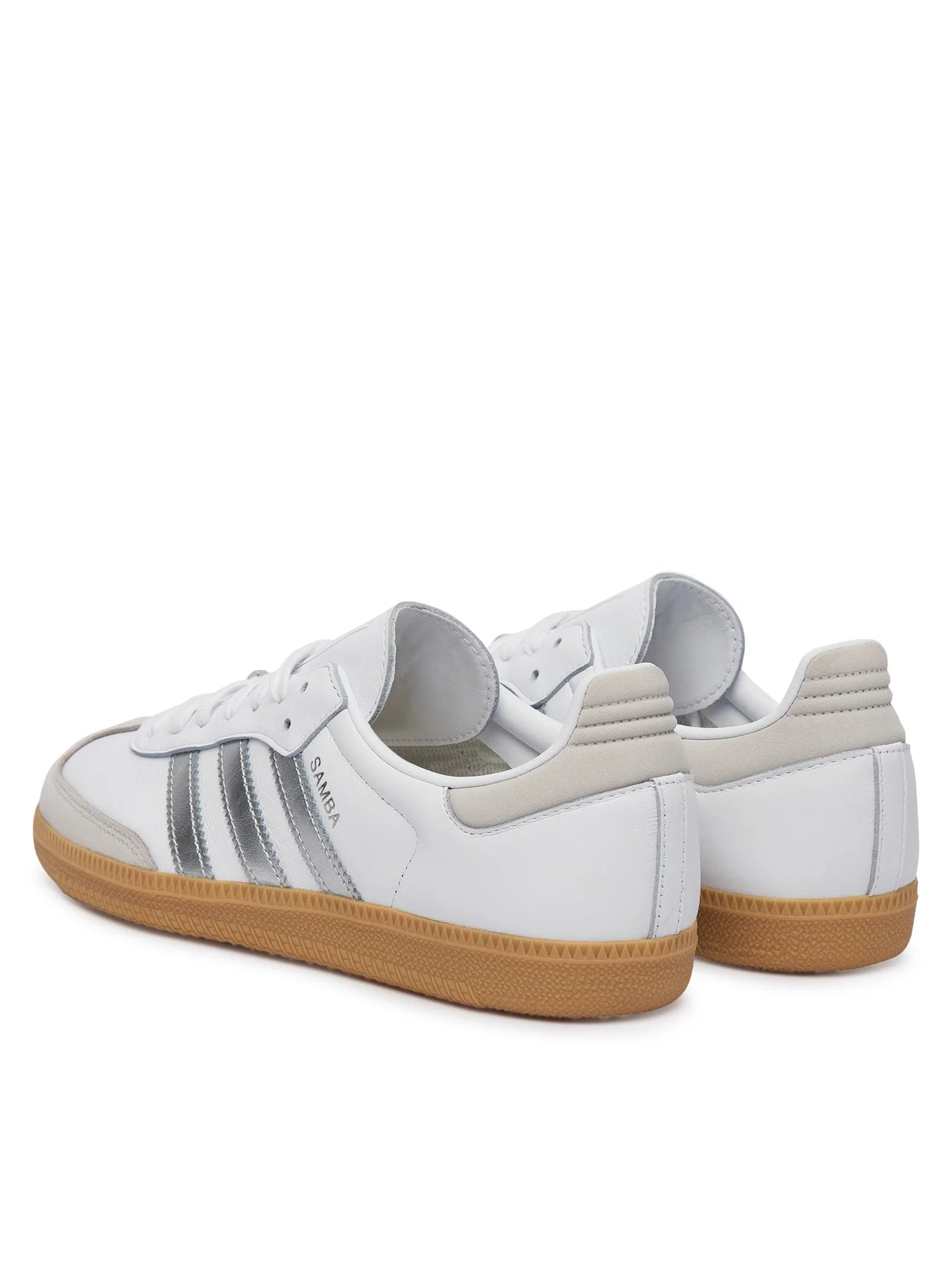 adidas Samba OG White Silver Metallic Grey - OnSize