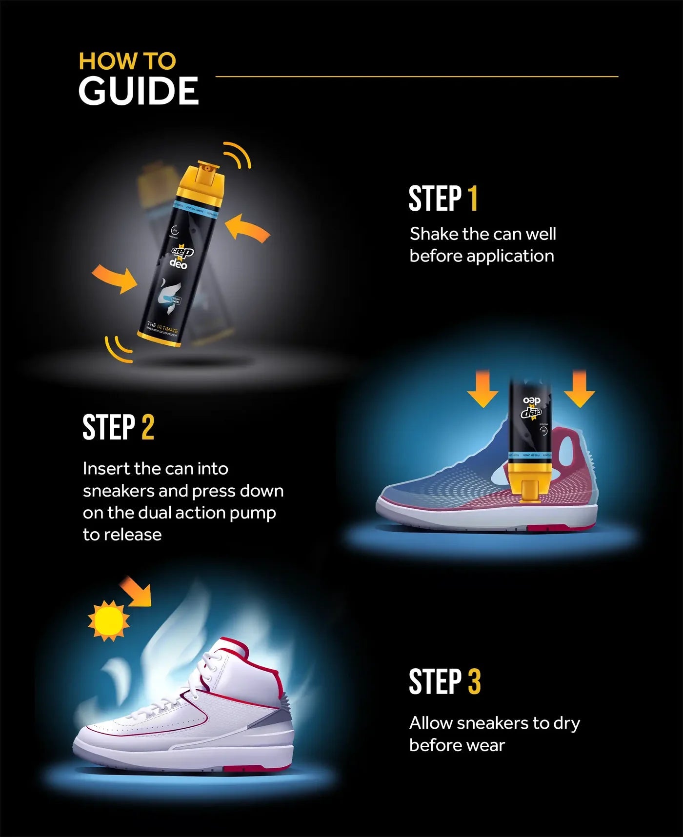 Crep Protect Deo (Fresh Linen) - OnSize