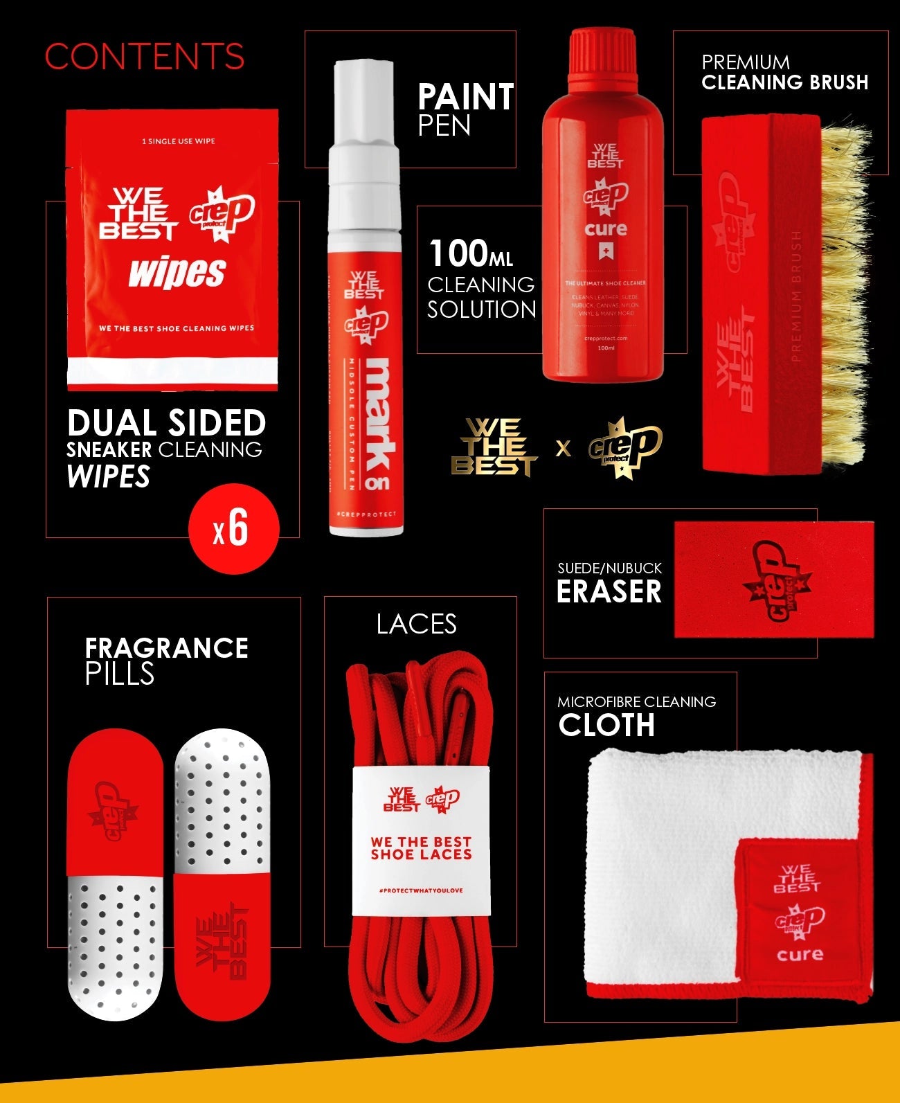 Crep Protect x DJ Khaled Sneaker Care Collection Box Pack - OnSize