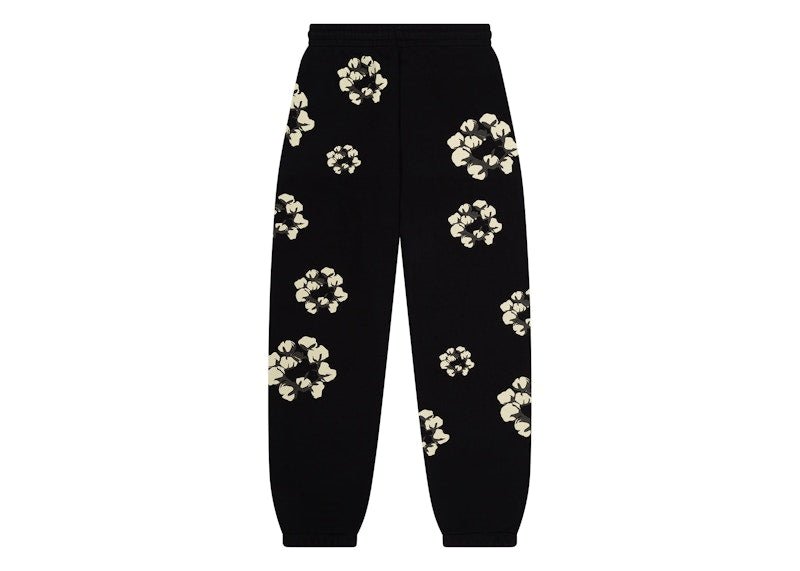 Denim Tears x CPFM Cactus Tears Wreath Sweatpants Black - OnSize