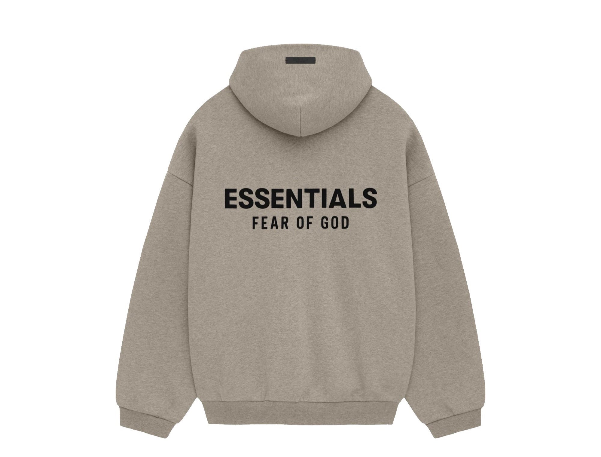 Fear of God Essentials Fleece Hoodie Heather Gray (FW24) - OnSize