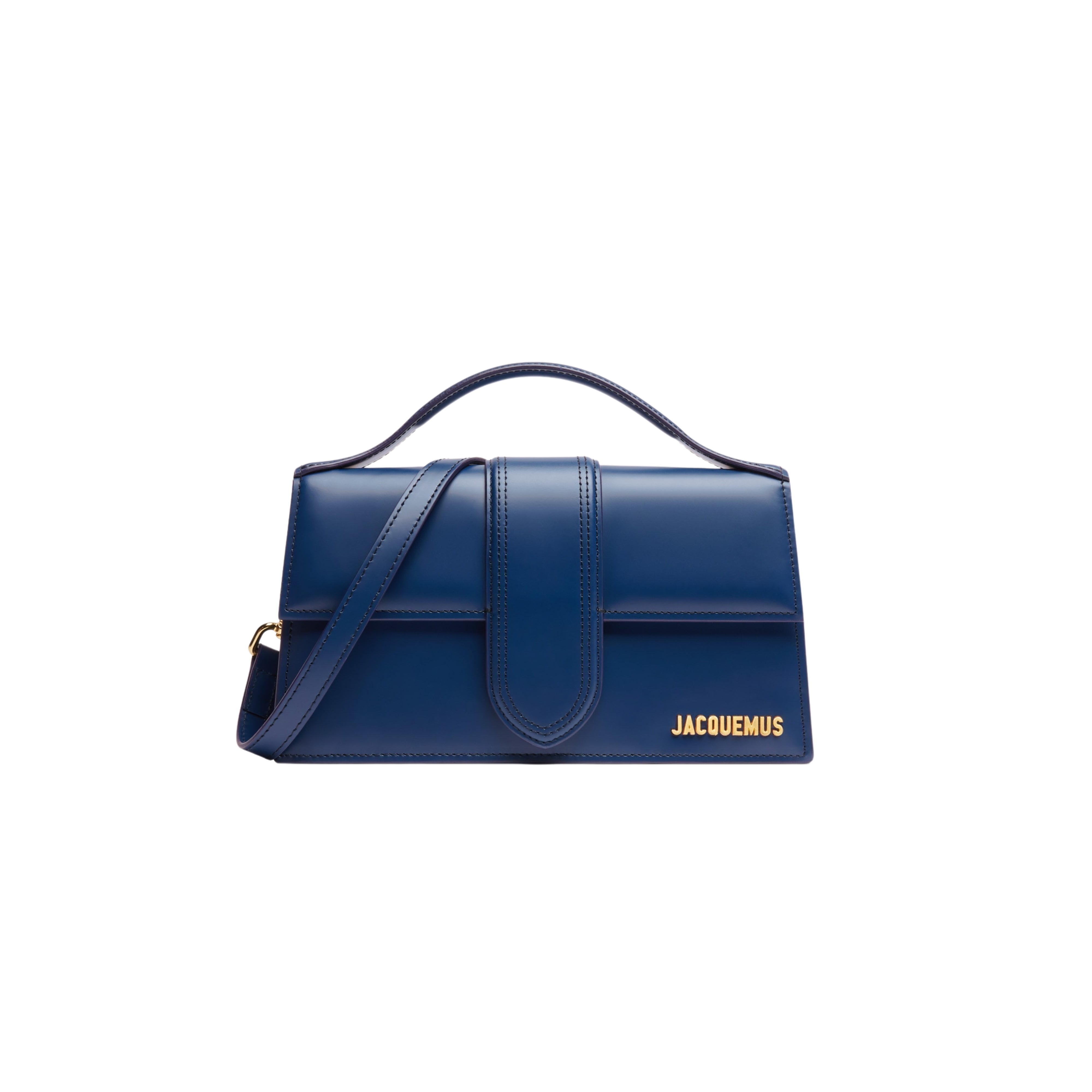Jacquemus Le grand Bambino Crossbody Strap Handbag Dark Navy - OnSize