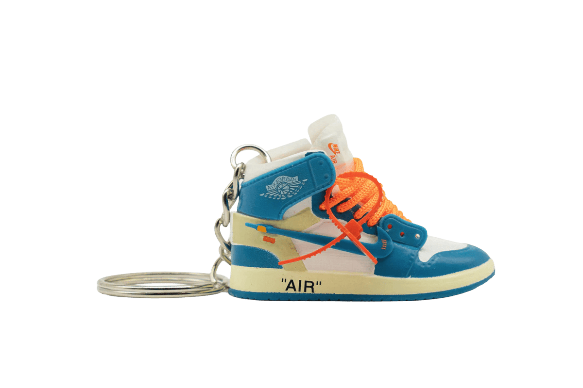 Keychain - Jordan 1 Retro High Off-White UNC - OnSize