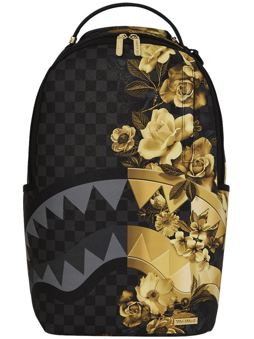 Sprayground Gold Floral Remix Backpack - OnSize