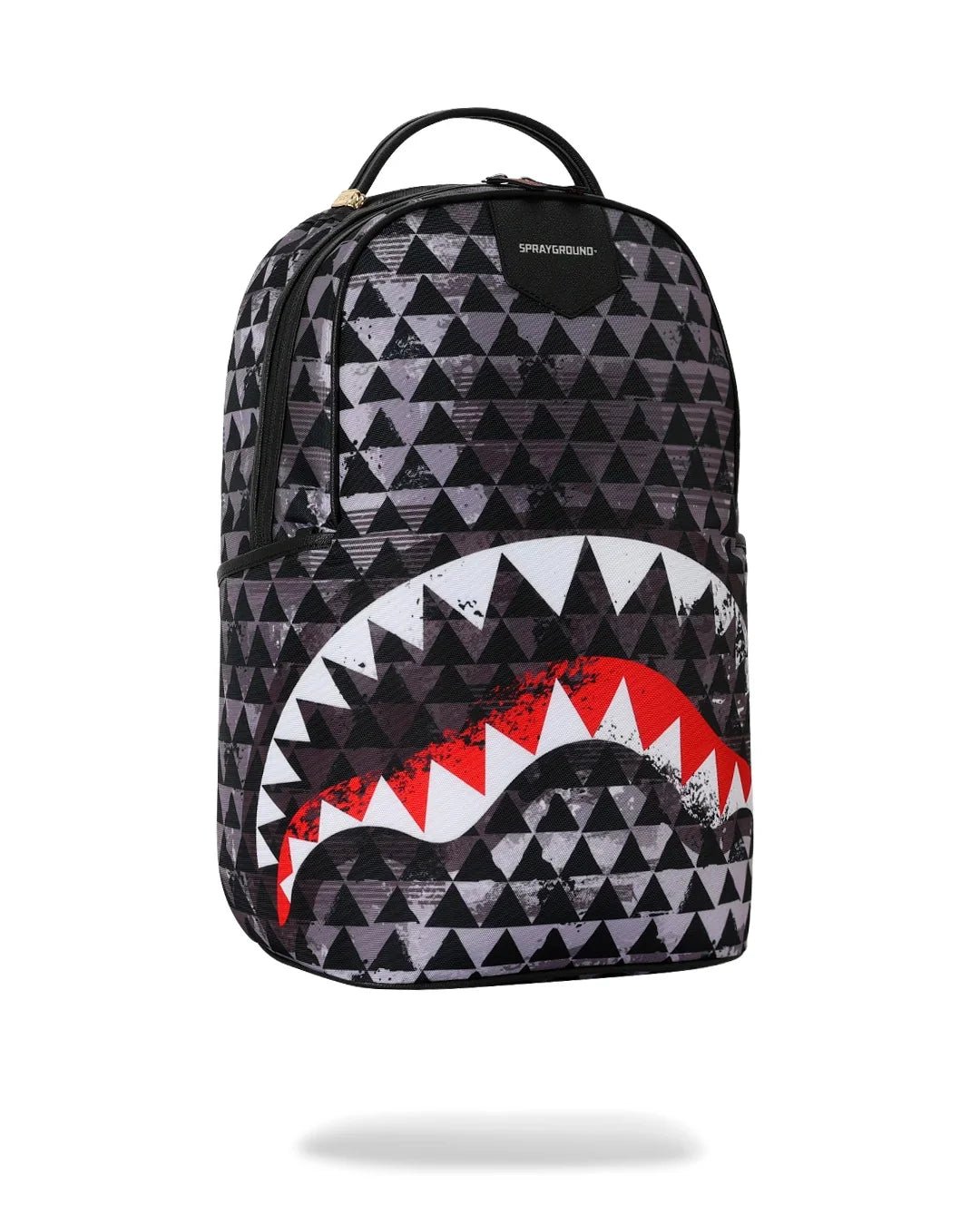 Sprayground Kahuku Niho Mano Grey Black Backpack - OnSize