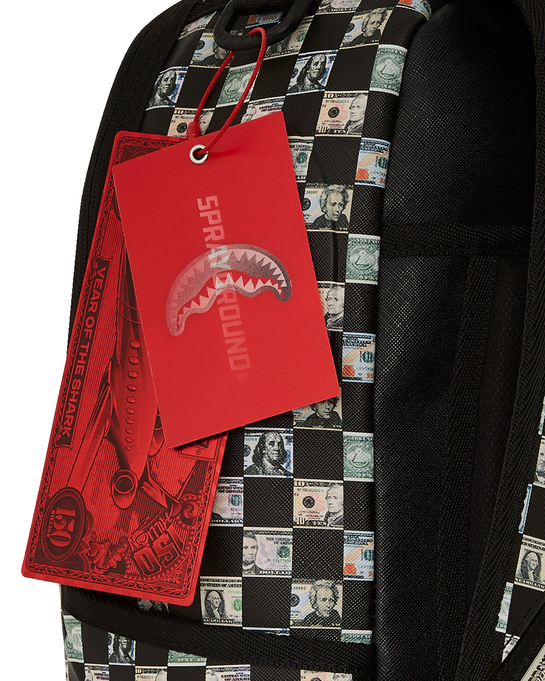 Sprayground Money Check Pattern DLX Backpack - OnSize