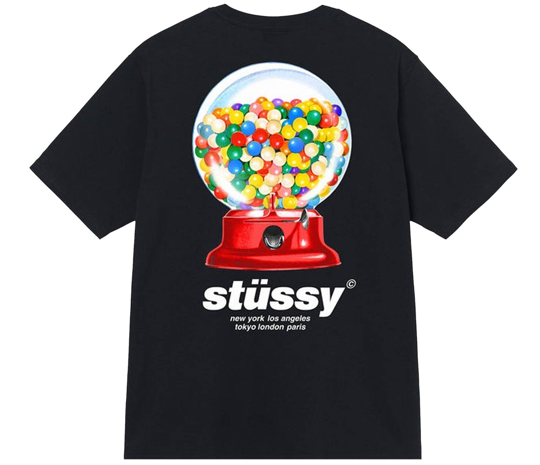 Stüssy Gumball Tee Black - OnSize