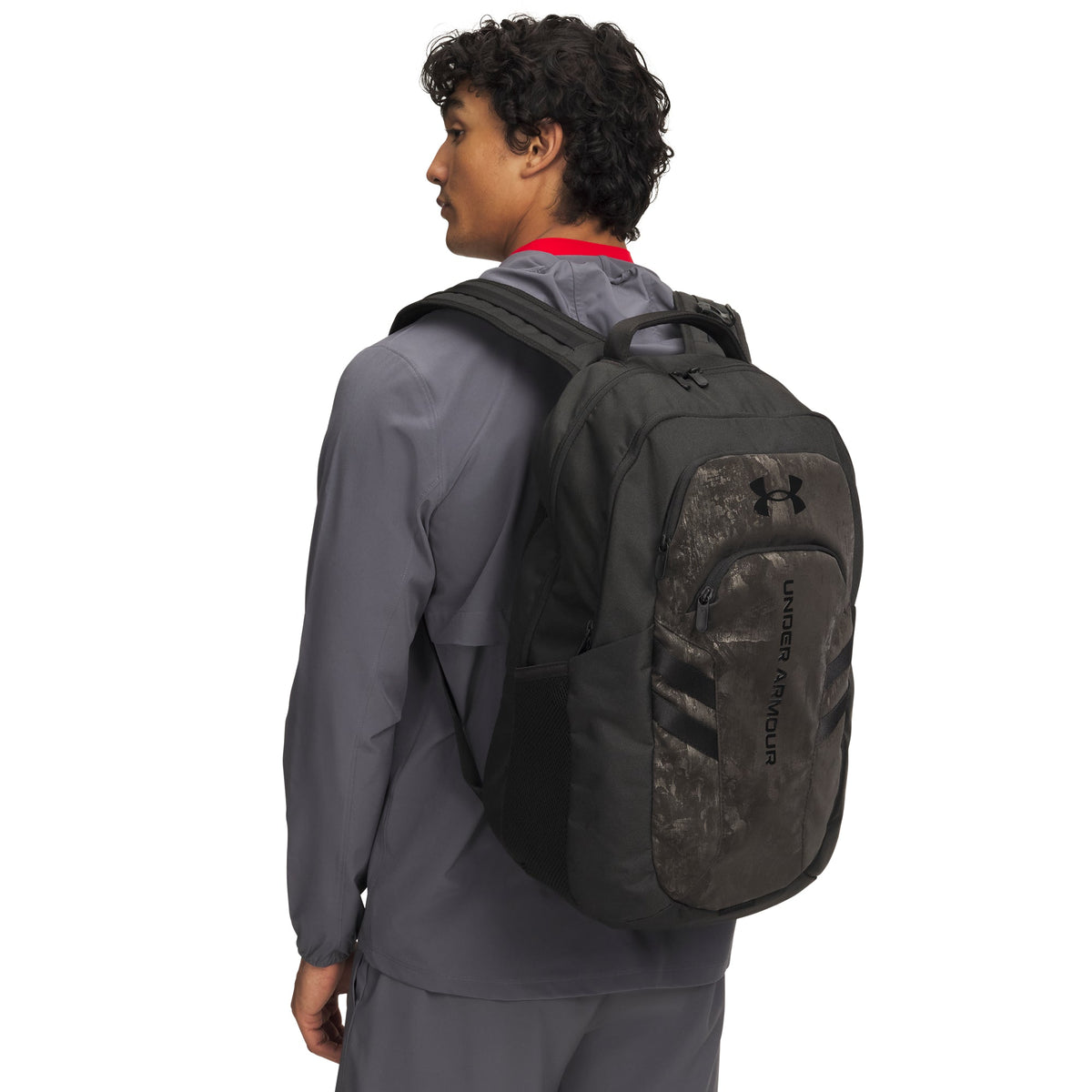 Under Armour UA Hustle 6.0 Pro Backpack Black Castlerock - OnSize