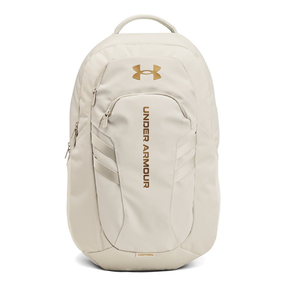 Under Armour UA Hustle 6.0 Pro Backpack Summit White Metallic Gold - OnSize
