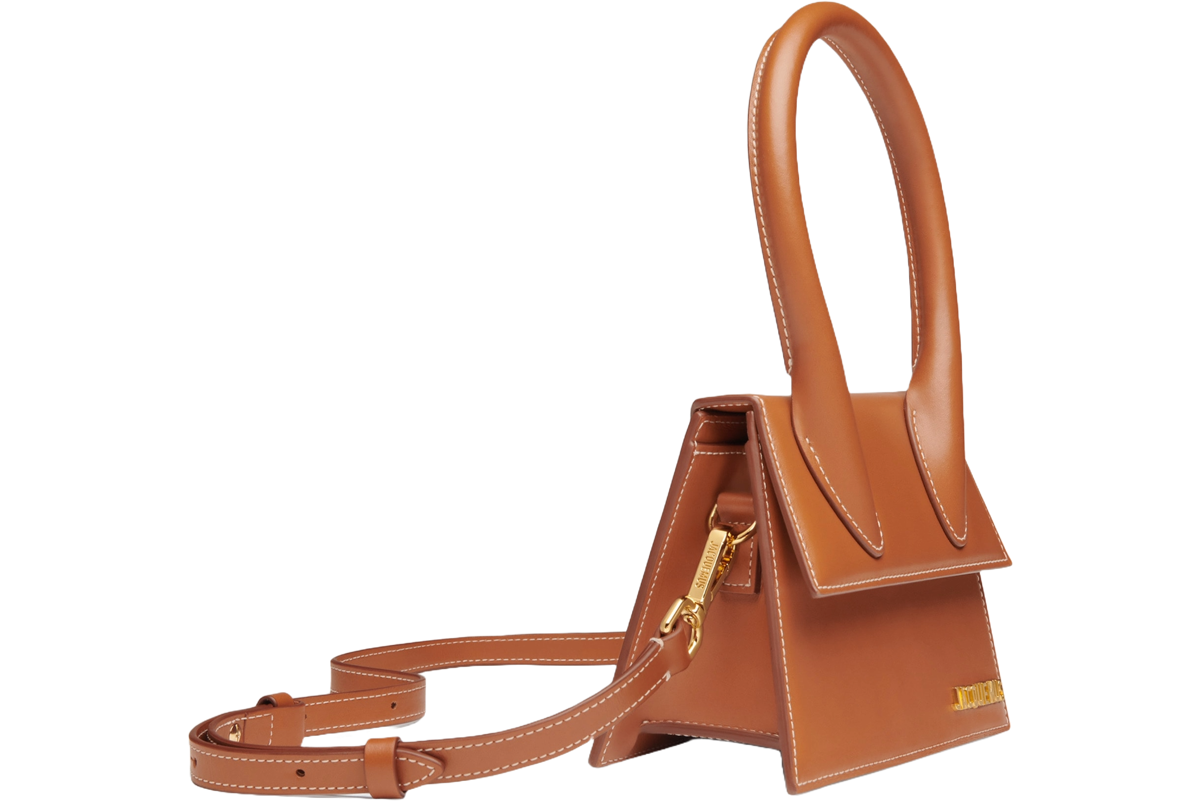 Jacquemus Le Chiquito Moyen Signature Handbag Light Brown - OnSize