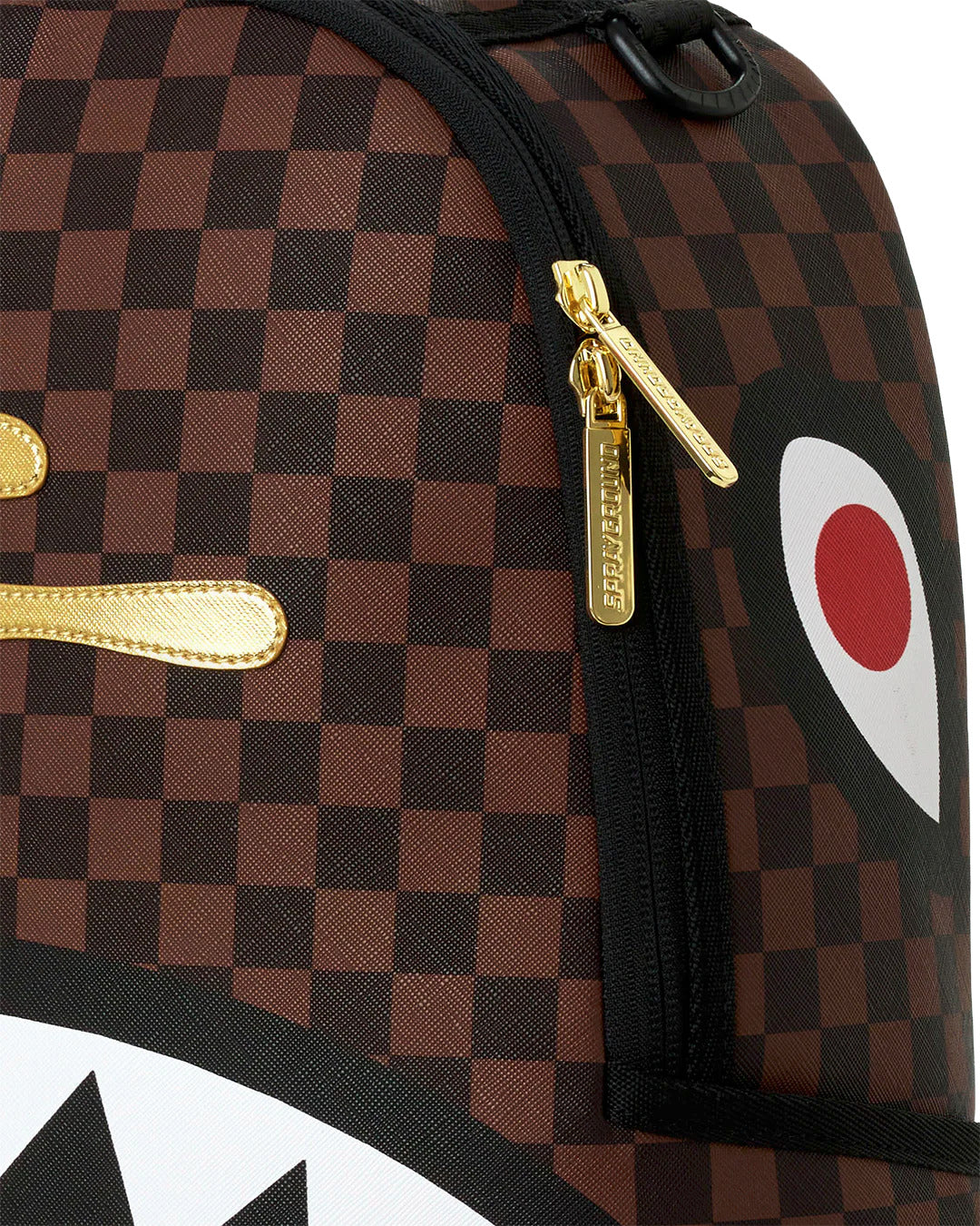 Sprayground Sharks In Paris Gold Drip Backpack