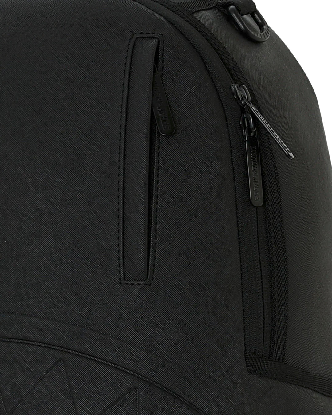 Sprayground Blacked Out Embossed Gold Tooth Backpack