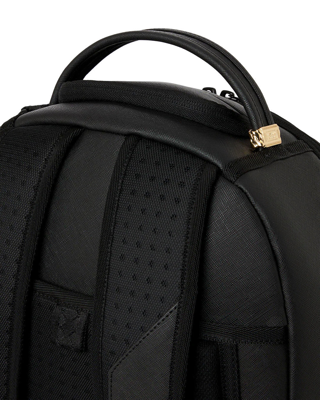 Sprayground Blacked Out Embossed Gold Tooth Backpack
