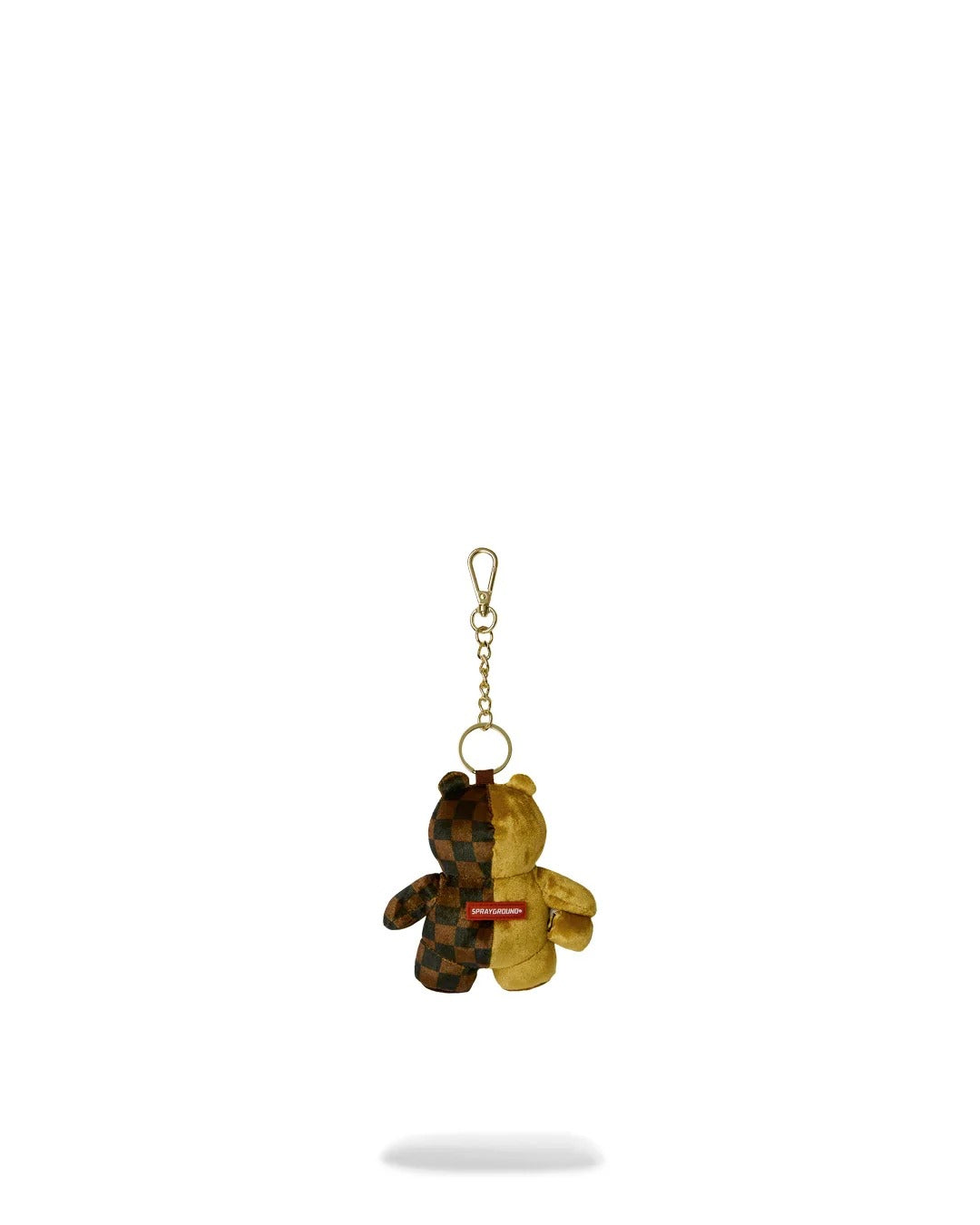 Sprayground SIP Gold Drip Bear Keychain Brown Gold - OnSize