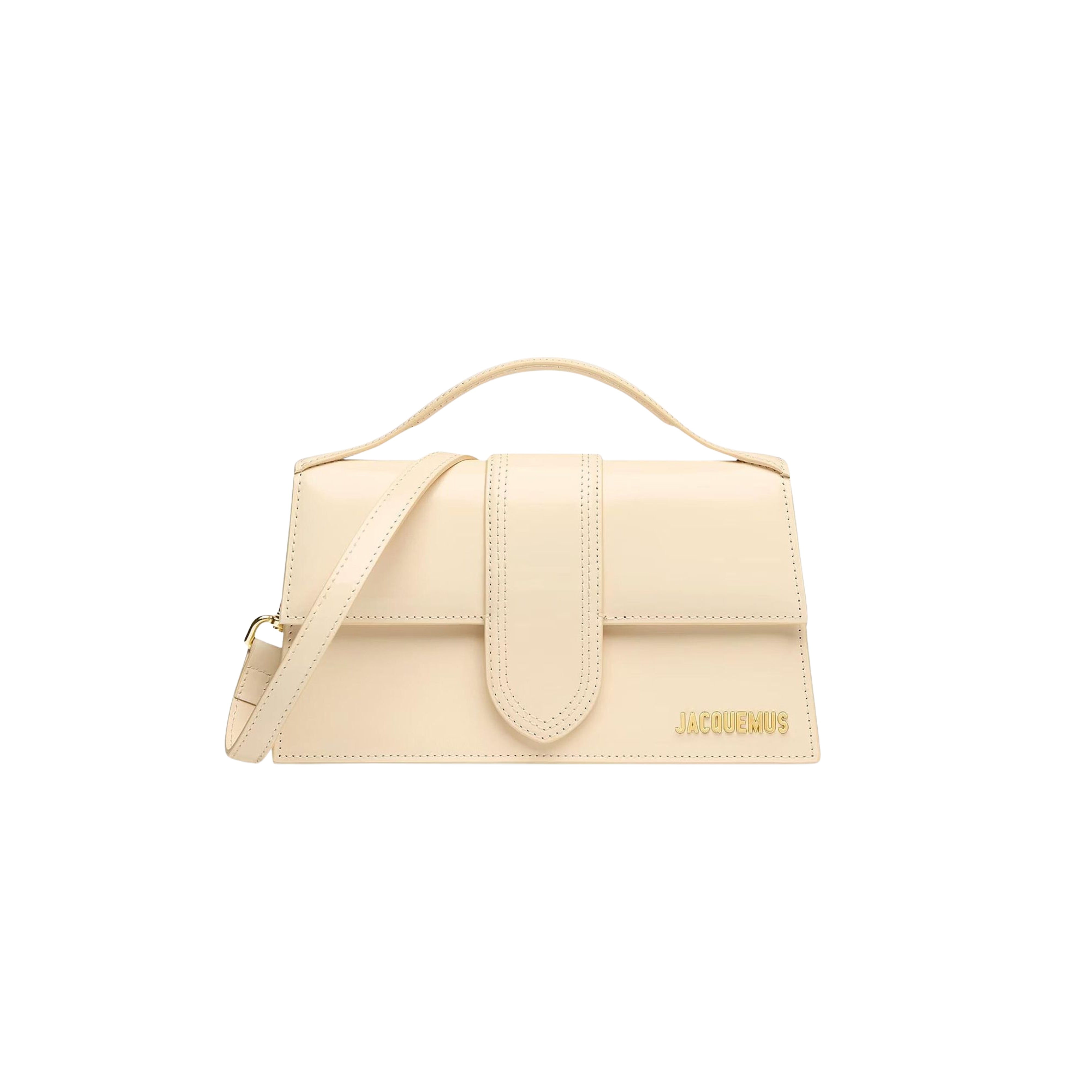 Jacquemus Le grand Bambino Crossbody Strap Handbag Light Beige