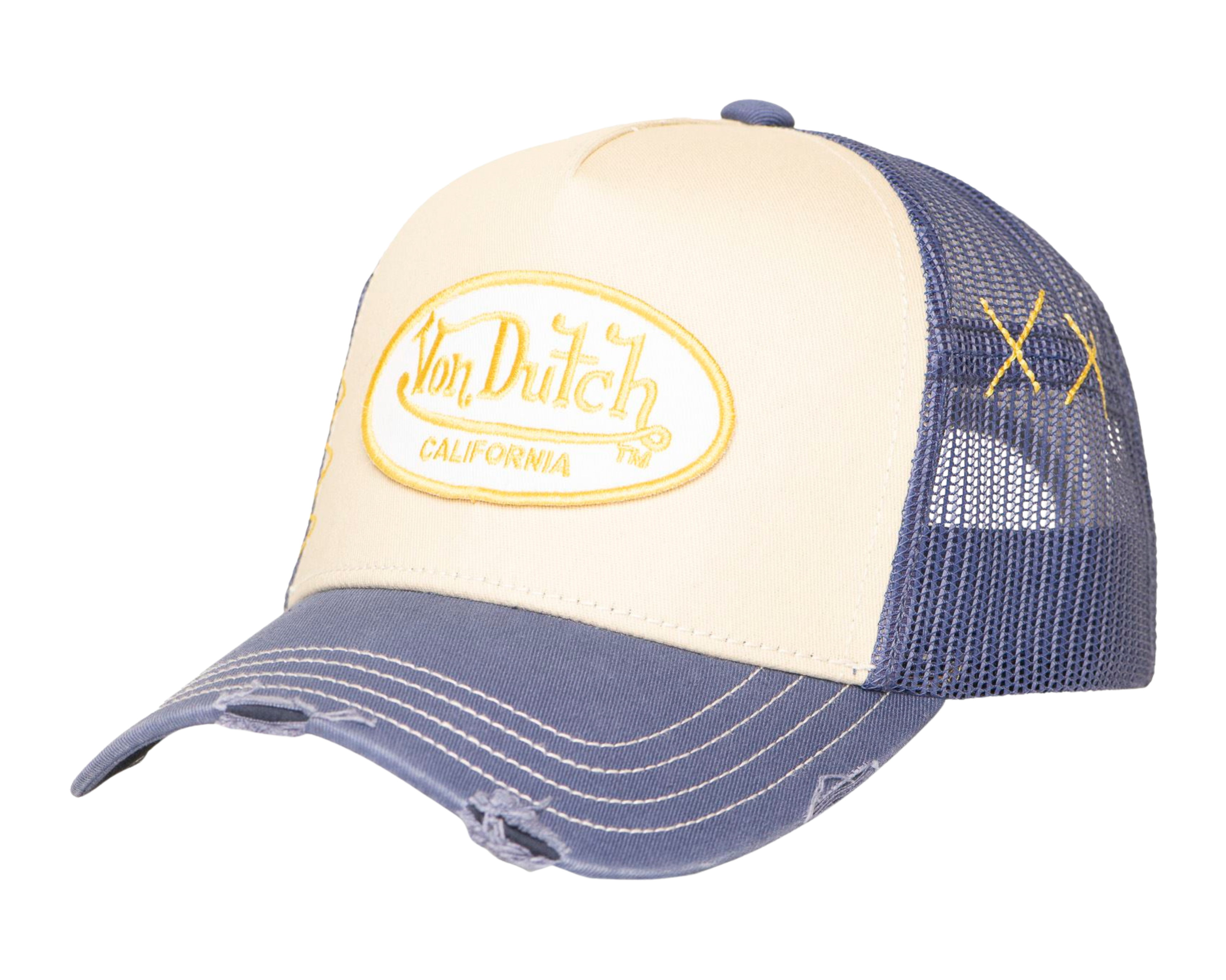 Von Dutch Trucker Cap Blue Beige