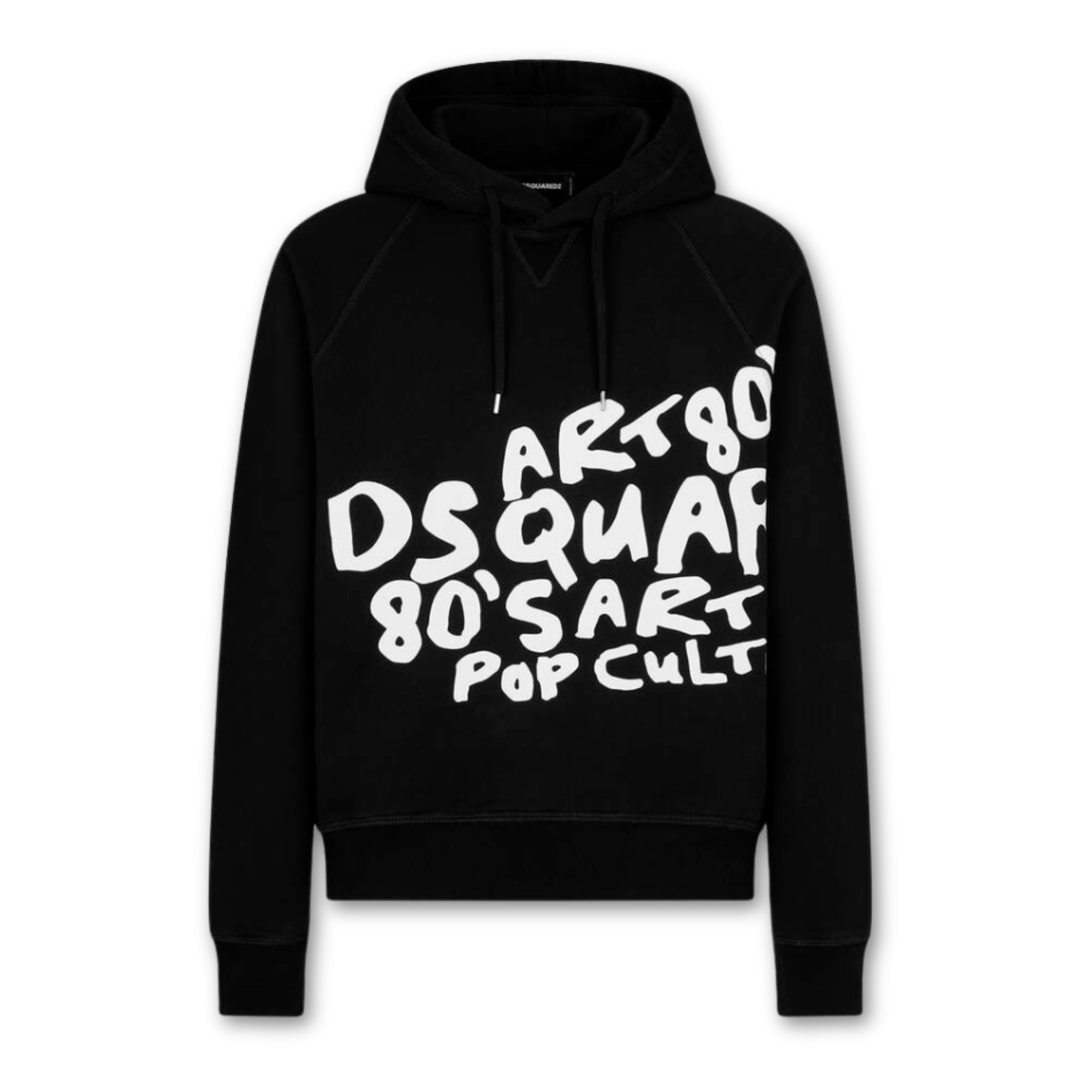 DSQUARED2 Pop 80s Hoodie Black - OnSize
