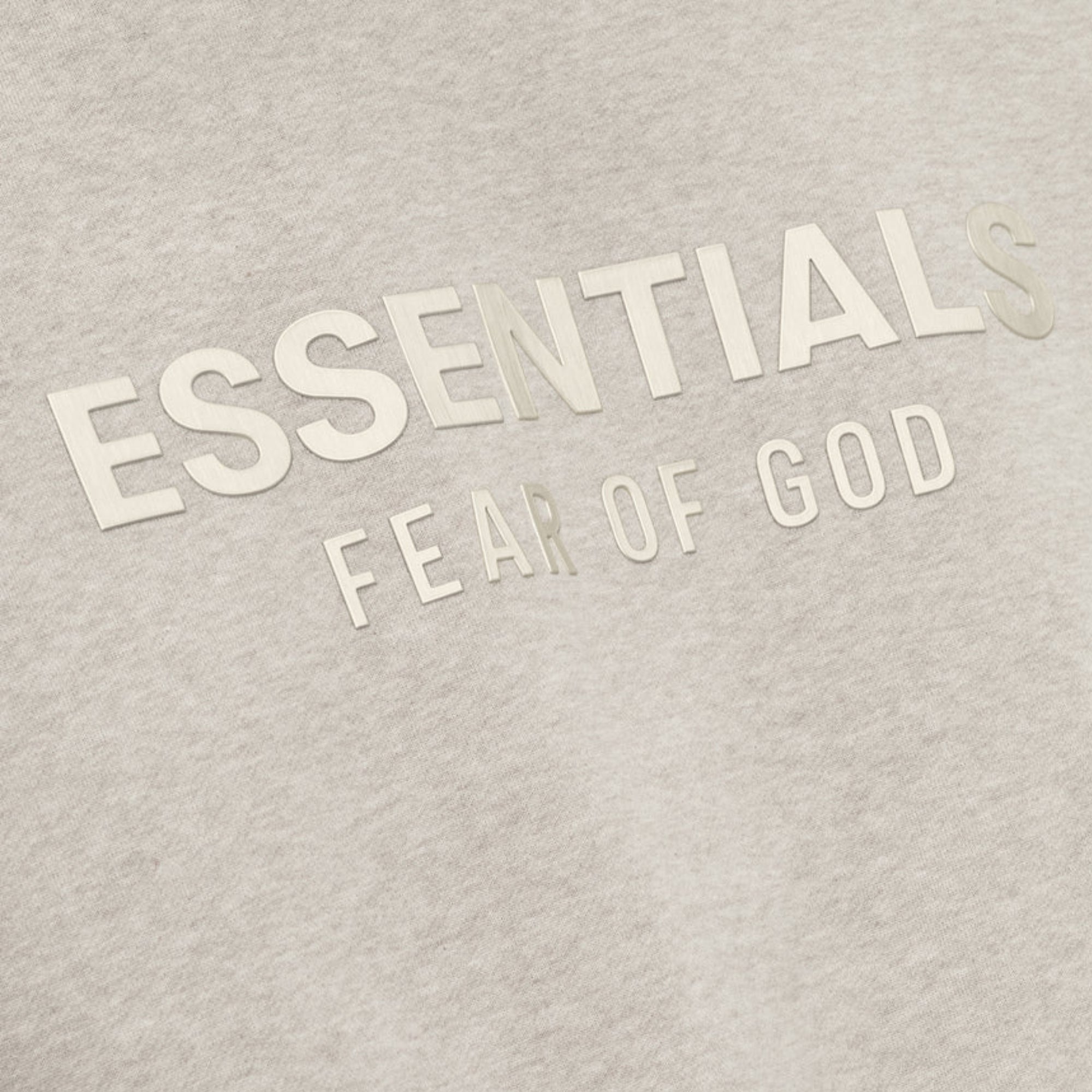 Fear of God Essentials Classic Fleece Hoodie Heather Stone (FW25) - OnSize