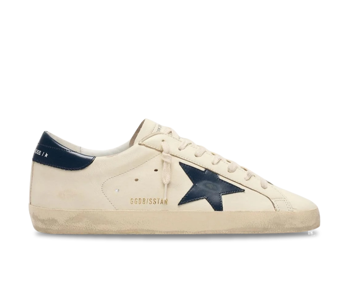 Golden Goose Super-Star Beige Night Blue