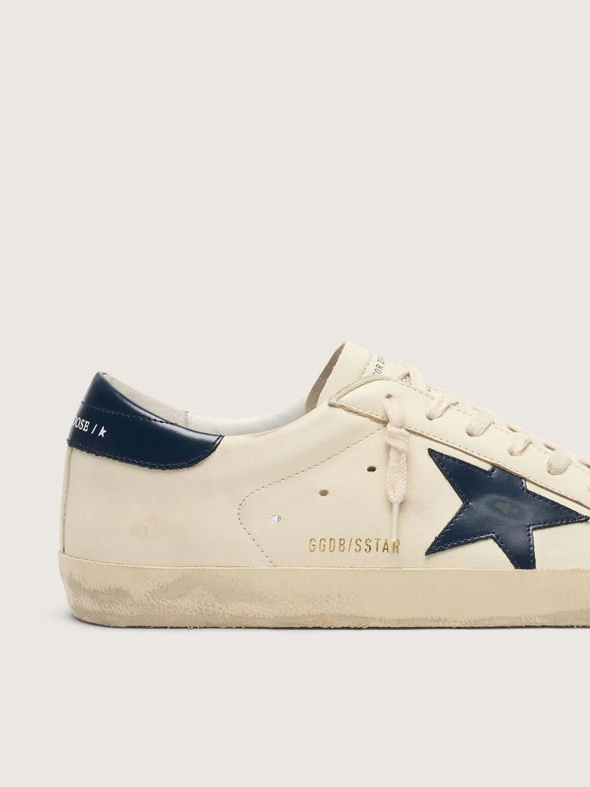 Golden Goose Super-Star Beige Night Blue