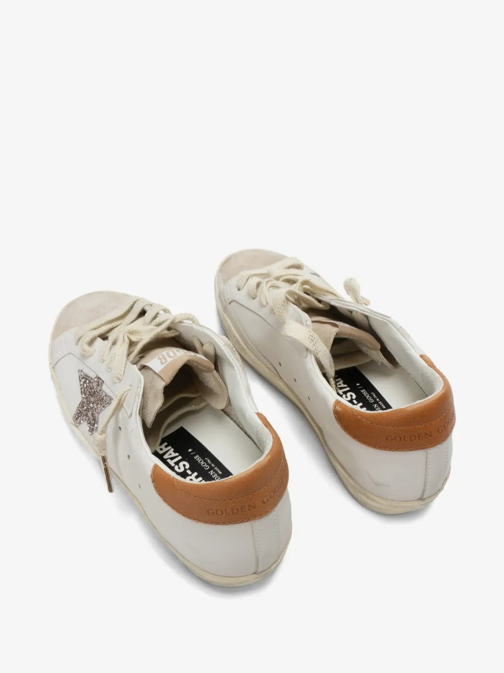 Golden Goose Super-Star White Beige Cinder