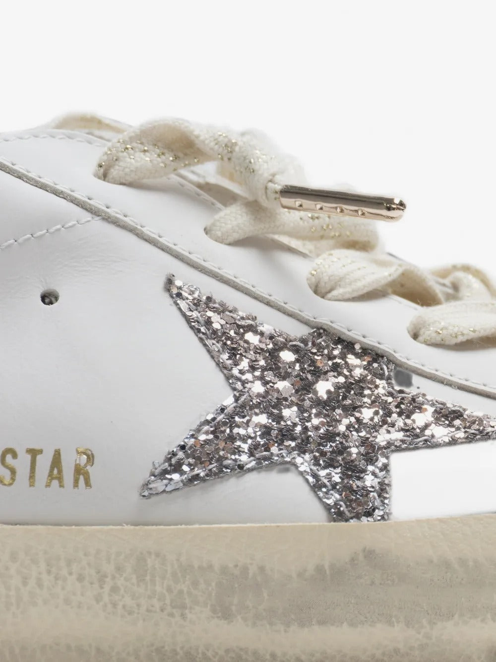 Golden Goose Super-Star White Beige Cinder