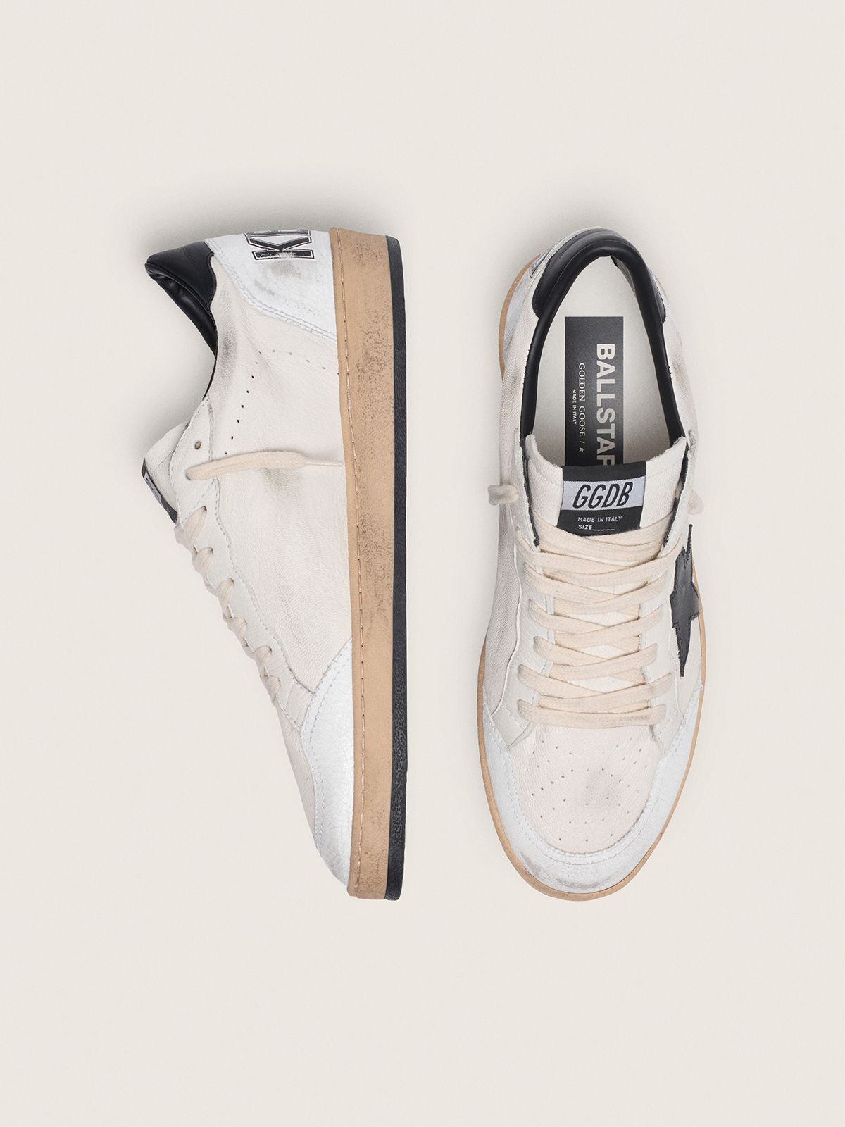 Golden Goose Ball Star White Black