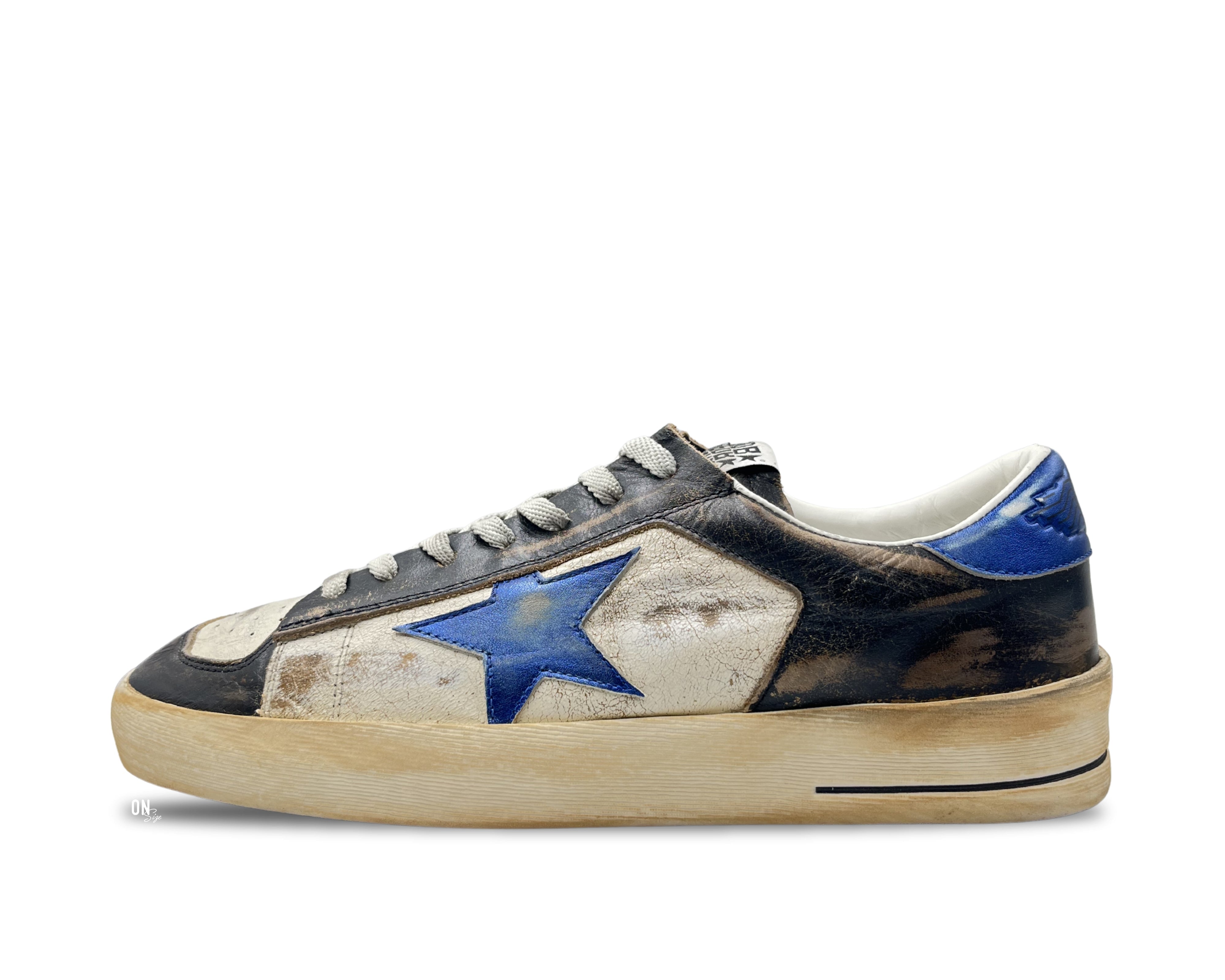 Golden Goose Stardan Private Edition White Rusty Blue - OnSize