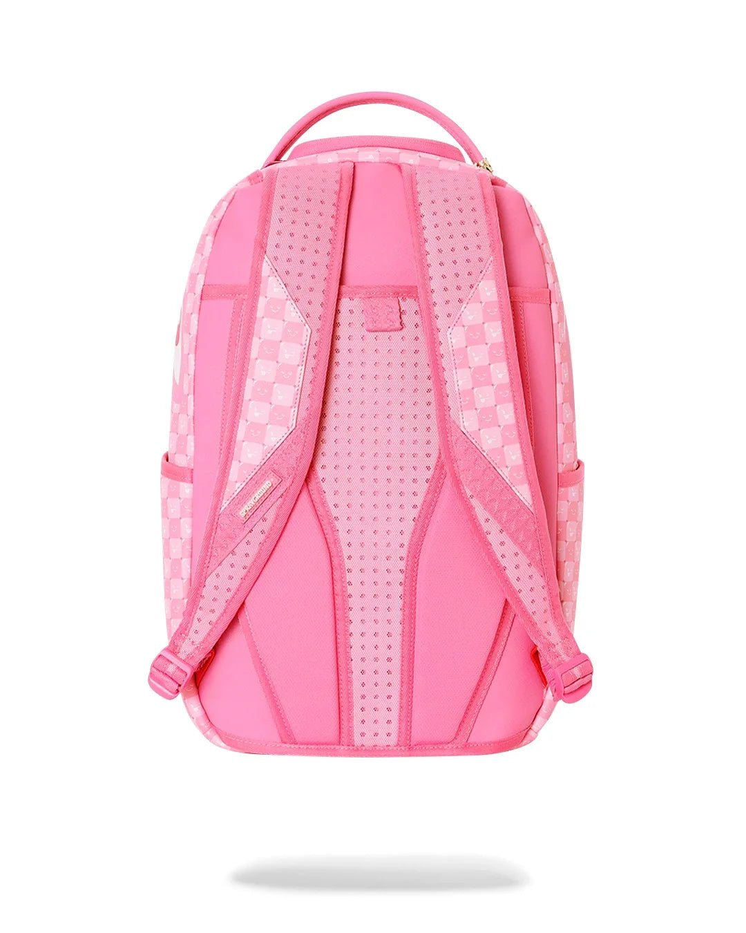 Sprayground Pink New Check Faces Pink Backpack - OnSize