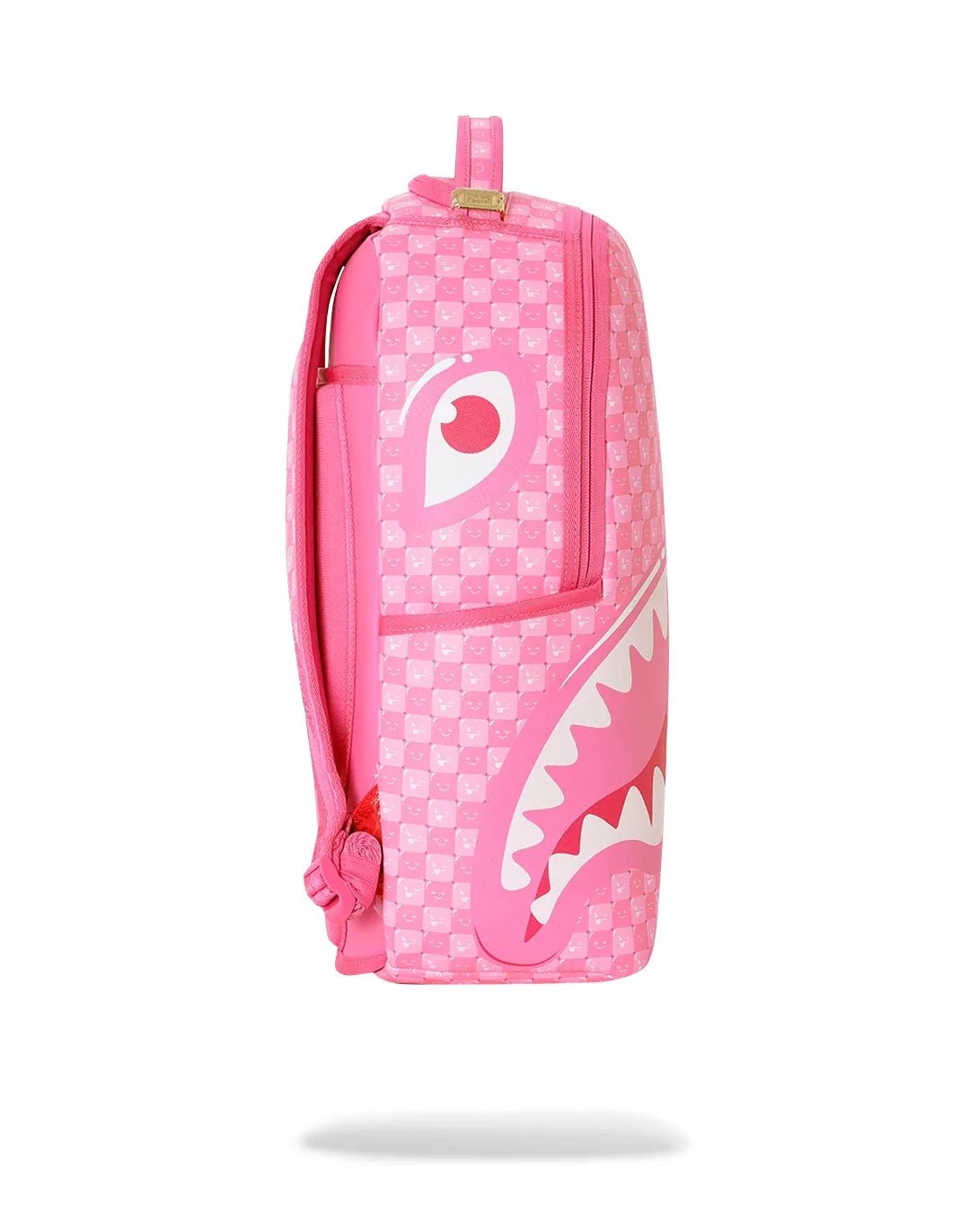 Sprayground Pink New Check Faces Pink Backpack - OnSize