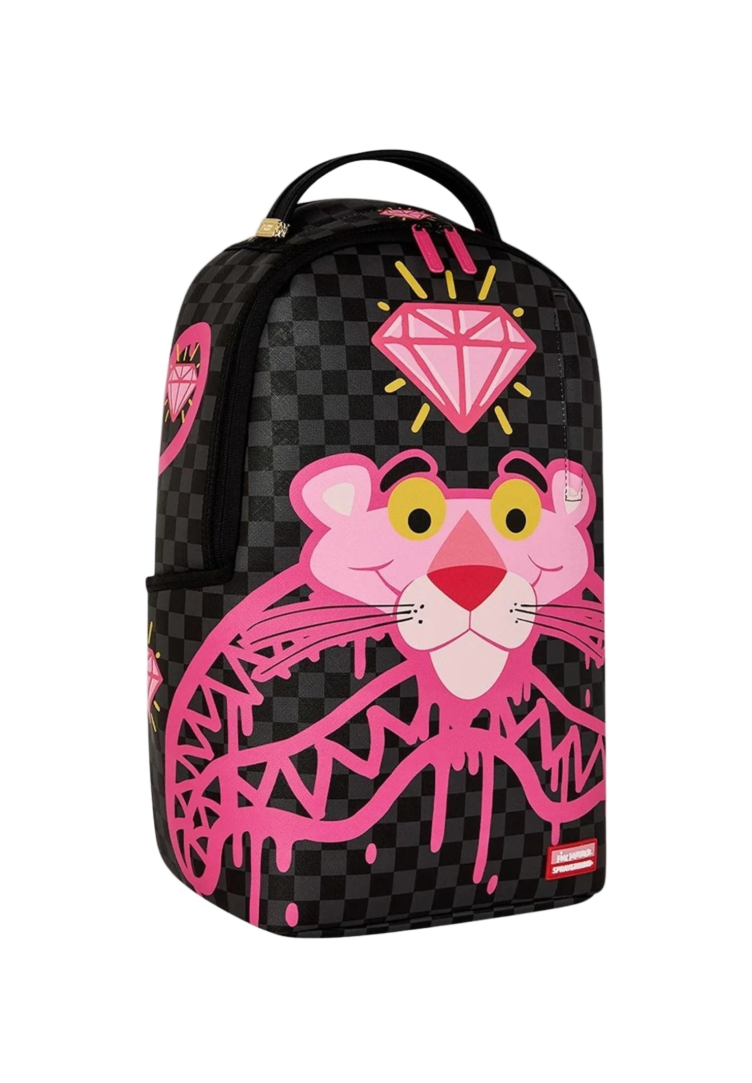 Sprayground Pink Panther Drippy Diamonds Backpack - OnSize