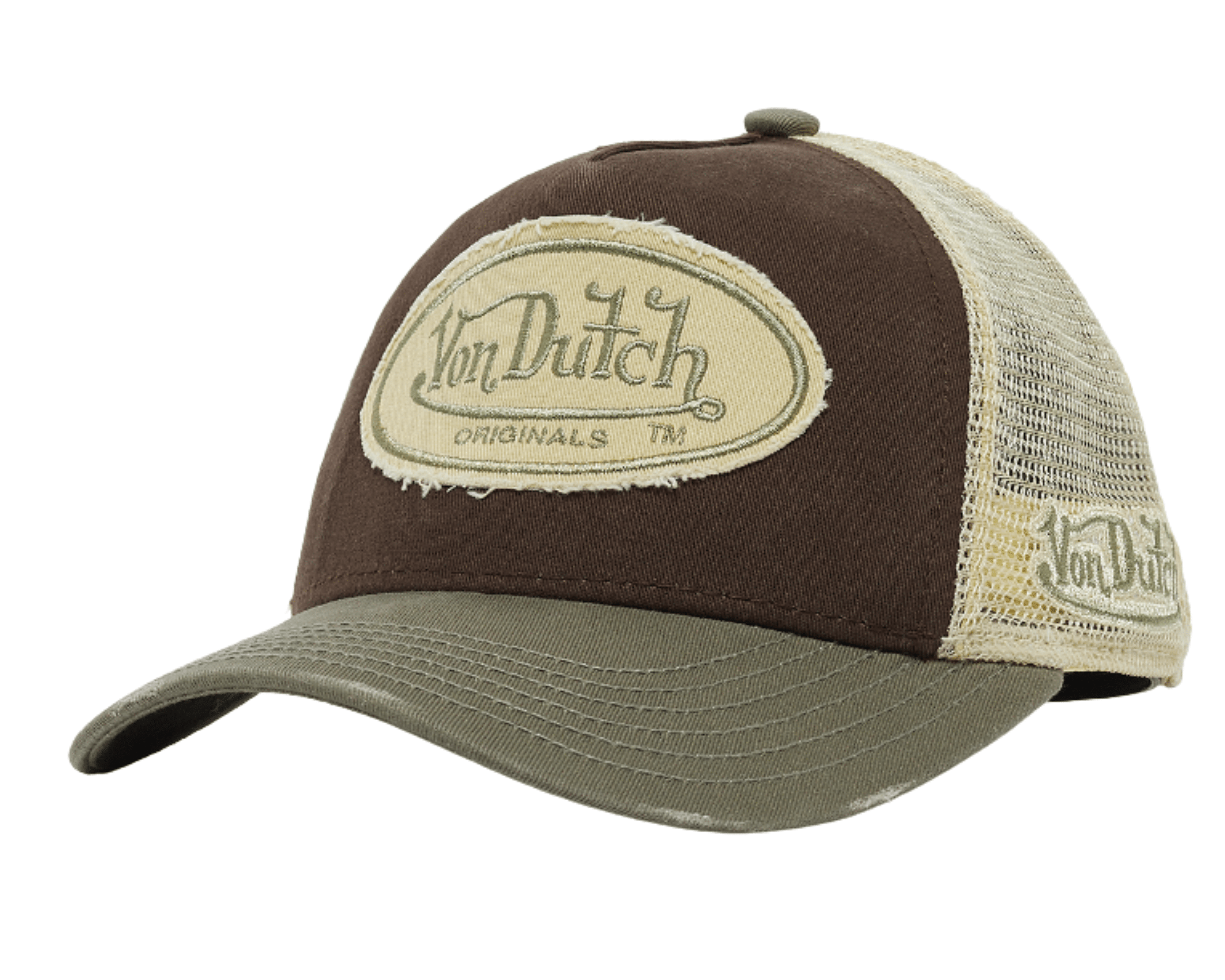 Von Dutch Trucker Cap Ody Brown Tan - OnSize